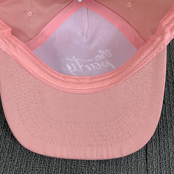 The Party Baseball Hat Womens One Size Pink Blush White Strapback Gertex - Picture 10 of 12